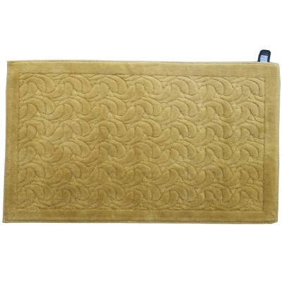 Perlarara Tappeto Bagno Irina 50X60 Cm In Cotone Ocra Irina_