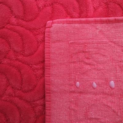 Perlarara Tappeto Bagno Irina 60X130 Cm In Cotone Rosso Irina_