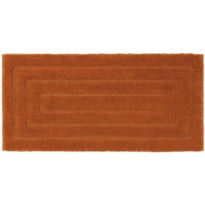 Perlarara Tappeto Bagno Four 55X110 Cm In Cotone Marrone Four