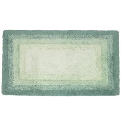 Perlarara Tappeto Bagno Degradè 50X80 Cm In Cotone Bosco_