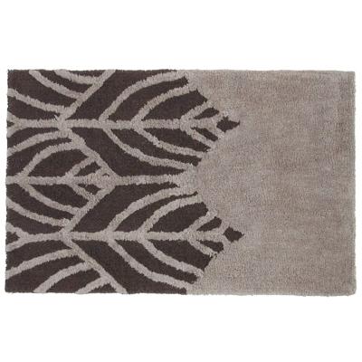 Perlarara Tappeto Bagno Chloè 60X120 Cm In Cotone Tortora_