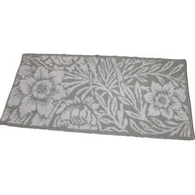 Perlarara Tappeto Bagno Charme 55X110 Cm In Cotone Verde Charme_