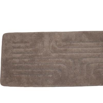 Perlarara Tappeto Bagno Chamade 65X140 Cm In Cotone Terra Chamade