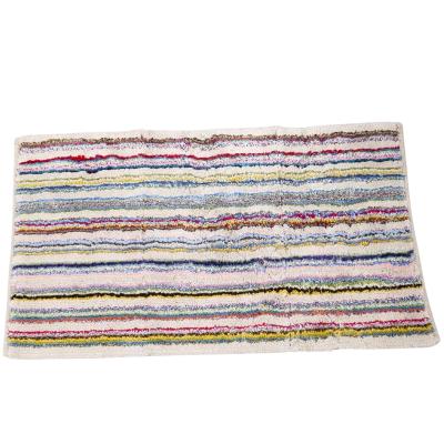 Perlarara Tappeto Bagno Astrid 55X120 Cm In Cotone Beige_