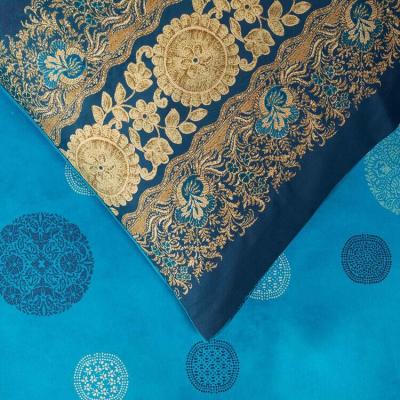 Bassetti Granfoulard Completo Copripiumino Letto Matrimoniale in Raso Pallavicino B1_
