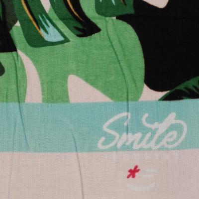 Smile Industry Telo Mare in microspugna Koloa, Telo da Bagno Cotone Stampato_