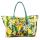 Siretessile Borsa da spiaggia grande con zip, Borsa da mare donna, moda estate Portofino
