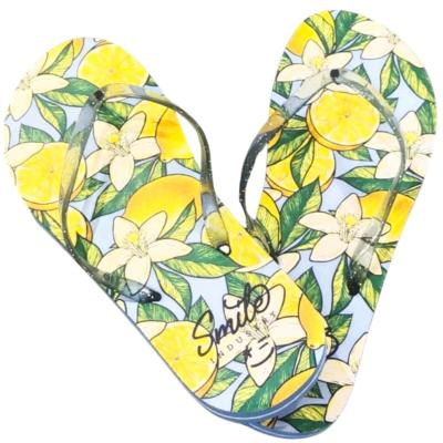 Smile Industry Infradito Donna Estive, Limoni 36 37 Sandali Spiaggia Piscina Mare Antiscivolo_