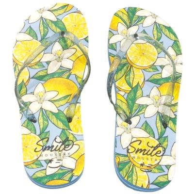 Smile Industry Infradito Donna Estive, Limoni 36 37 Sandali Spiaggia Piscina Mare Antiscivolo_