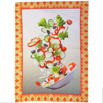 Vingi 6 Strofinacci Cucina Cotone 52x70 cm Stampati Dis 2, Set asciugamani da cucina 6 pezzi Asciugapiatti_