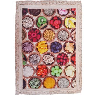 Vingi 6 Strofinacci Cucina Cotone 52x70 cm Stampati Dis 2, Set asciugamani da cucina 6 pezzi Asciugapiatti_