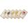 Vingi 6 Strofinacci Cucina Cotone 52x70 cm Stampati Dis 3, Set asciugamani da cucina 6 pezzi Asciugapiatti
