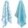 Vingi Set 2 Strofinacci Cucina in Spugna Cotone 44x73 cm Hawaii Turtle, Asciugamani da cucina Asciugapiatti