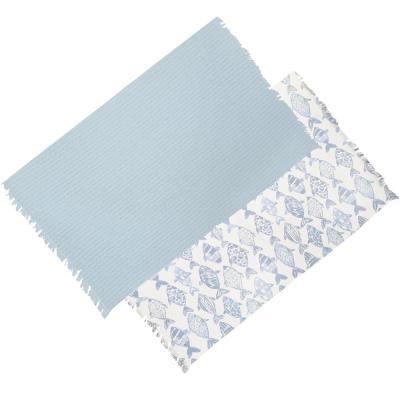 Vingi Set 2 Strofinacci Cucina in Spugna Cotone 44x73 cm Hawaii Fish, Asciugamani da cucina Asciugapiatti_