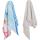 Vingi Set 2 Strofinacci Cucina in Spugna Cotone 44x73 cm Hawaii Seastar, Asciugamani da cucina Asciugapiatti