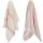 Vingi Set 2 Strofinacci Cucina in Spugna Cotone 44x73 cm Haiti Rosa, Asciugamani da cucina Asciugapiatti