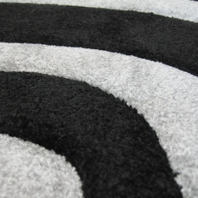 Lalee Tappeto arredo moderno salotto Lambada 120x170 cm 452 Black Silver_