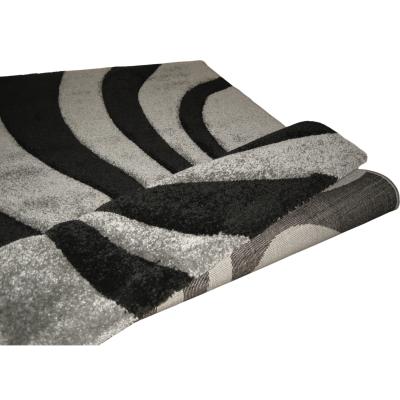 Lalee Tappeto Passatoia arredo moderno salotto Lambada 80x300 cm 452 Black Silver_