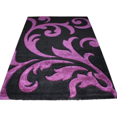 Lalee Tappeto arredo moderno salotto Lambada 120x170 cm 451 Black Violet
