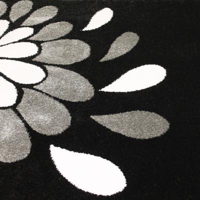 Lalee Tappeto arredo moderno salotto Lambada 200x290 cm 464 Nero Rosso_