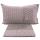 zer0bed Parure Copripiumino Matrimoniale 255x200 cm Cotone Kansas Bordeaux, Sacco e federe