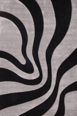 Lalee Tappeto Passatoia arredo moderno salotto Lambada 80x300 cm 452 Black Silver