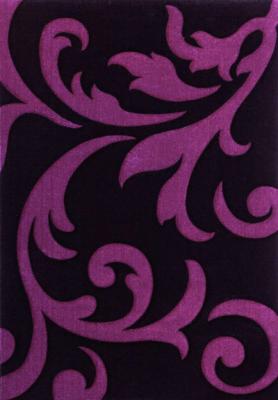 Lalee Tappeto arredo moderno salotto Lambada 120x170 cm 451 Black Violet
