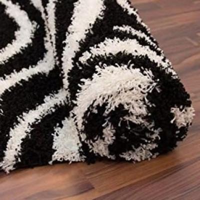 Lalee Tappeto a pelo Alto arredo moderno salotto Joy 200x290 cm 114 Zebrato_