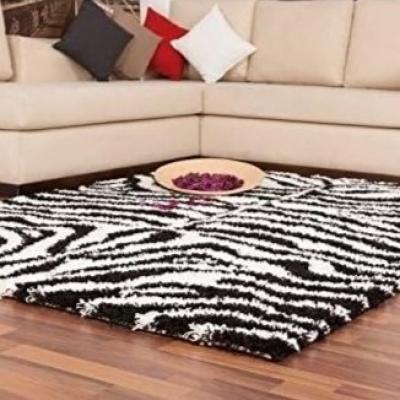 Lalee Tappeto a pelo Alto arredo moderno salotto Joy 200x290 cm 114 Zebrato_