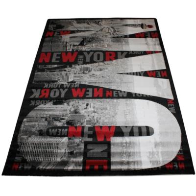 Lalee Tappeto a pelo rasato arredo moderno salotto Metro 120x170 cm 942 Silver_