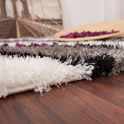 Lalee Tappeto a pelo Alto arredo moderno salotto Karneval 80x150 cm 401 Bianco_