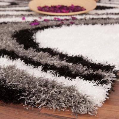 Lalee Tappeto a pelo Alto arredo moderno salotto Karneval 80x150 cm 401 Bianco_