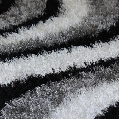 Lalee Tappeto a pelo Alto arredo moderno salotto Karneval 80x150 cm 401 Bianco_