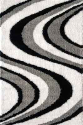 Lalee Tappeto a pelo Alto arredo moderno salotto Karneval 80x150 cm 401 Bianco_