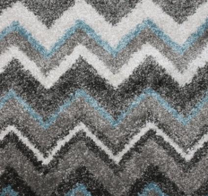 Lalee Tappeto Passatoia arredo moderno alta qualità Lounge 80x300 cm 853 Silver_