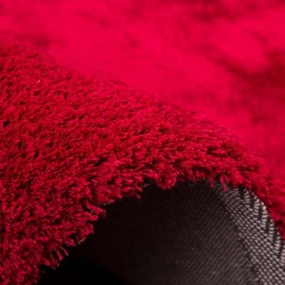 Lalee Tappeto arredo a pelo alto e fitto moderno alta qualità Velvet 120x170 cm Rosso_