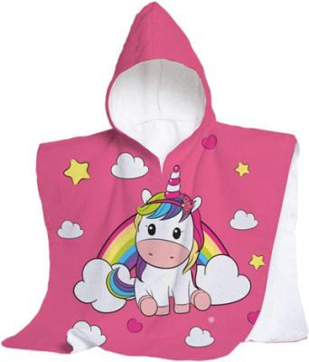 Unicorno - Poncho in Spugna di cotone_