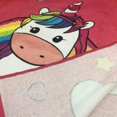 Unicorno - Poncho in Spugna di cotone_