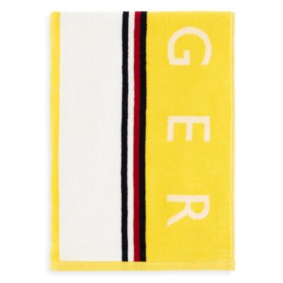 Tommy Hilfiger Telo Mare in Spugna di Cotone Cinigliato - Zoom Y1_