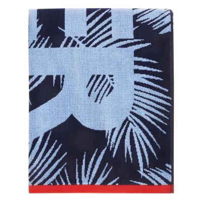 Tommy Hilfiger Telo Mare in Spugna di Cotone Cinigliato - Key West Wave_