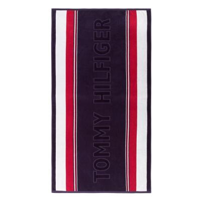 Tommy Hilfiger Telo Mare in Spugna di Cotone Cinigliato - Cruiser