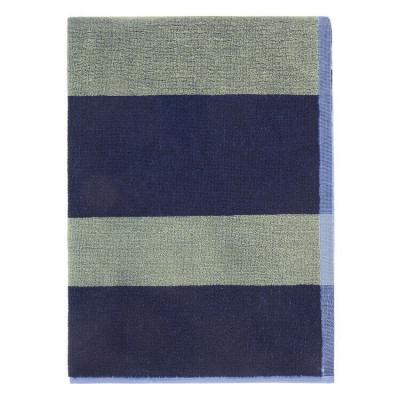 Tommy Hilfiger Telo Mare in Spugna di Cotone Cinigliato - Dyed Blue_