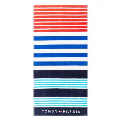 Tommy Hilfiger Telo Mare in Spugna di Cotone Cinigliato - Montauk