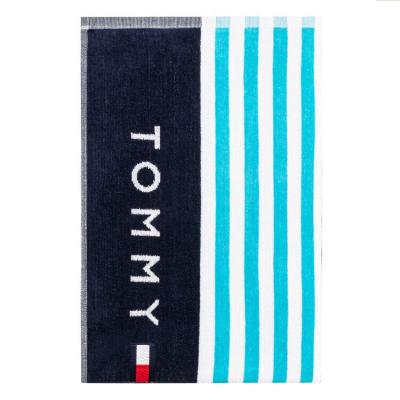 Tommy Hilfiger Telo Mare in Spugna di Cotone Cinigliato - Montauk_