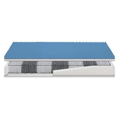 Daunen Step - Materasso Deluxe con Nano-Molle e doppio Memory Firm - 80x190 cm_