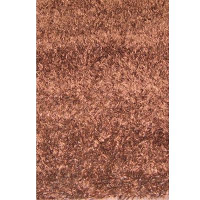 Lalee Tappeto arredo a doppio pelo annodato a mano alta qualità Glamour 160x230 cm Marrone_