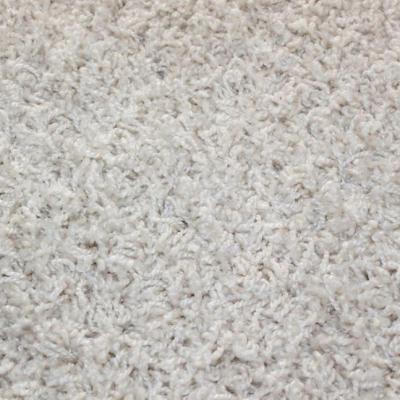 Lalee Tappeto Tondo arredo a pelo alto moderno salotto Relax Ø 160 cm Avorio_
