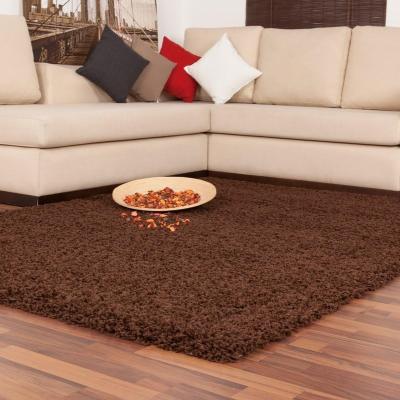 Lalee Tappeto arredo a pelo alto moderno salotto Relax 60x110 cm Mocca_