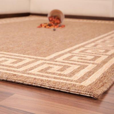 Lalee Tappeto arredo Moderno in Juta anche per esterno lavabile 120x170 cm 502 Coffee Mais_