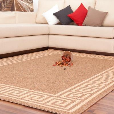 Lalee Tappeto arredo Moderno in Juta anche per esterno lavabile 120x170 cm 502 Coffee Mais_